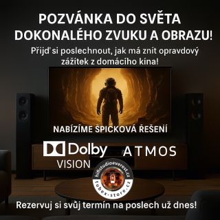 🎧 Pozvánka do světa dokonalého zvuku a obrazu - poznání dokonalého obrazu a zvuku v našem studiu! 🎬 Přijď si poslechnout,...